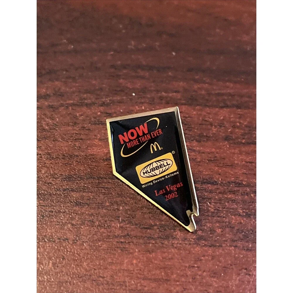 McDonald’s “Now More Than Ever” Hubbell Las‎ Vegas 2002 Convention Lapel Hat Pin